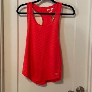 Athletic coral tank top